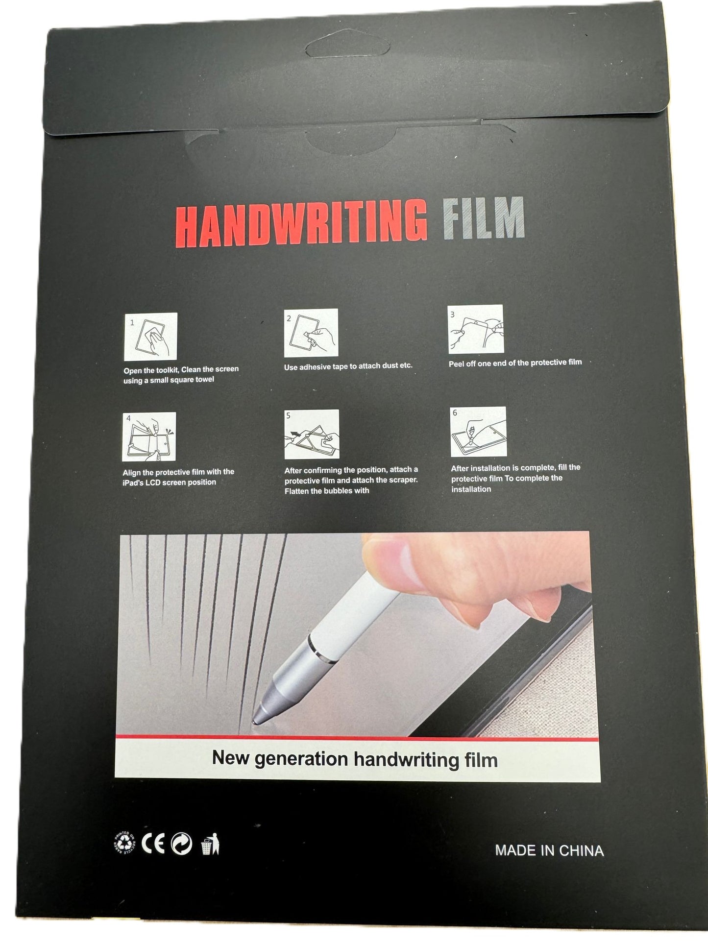 Handwriting Film (paper like feel) Tablet Screen Covers (1-pack)
