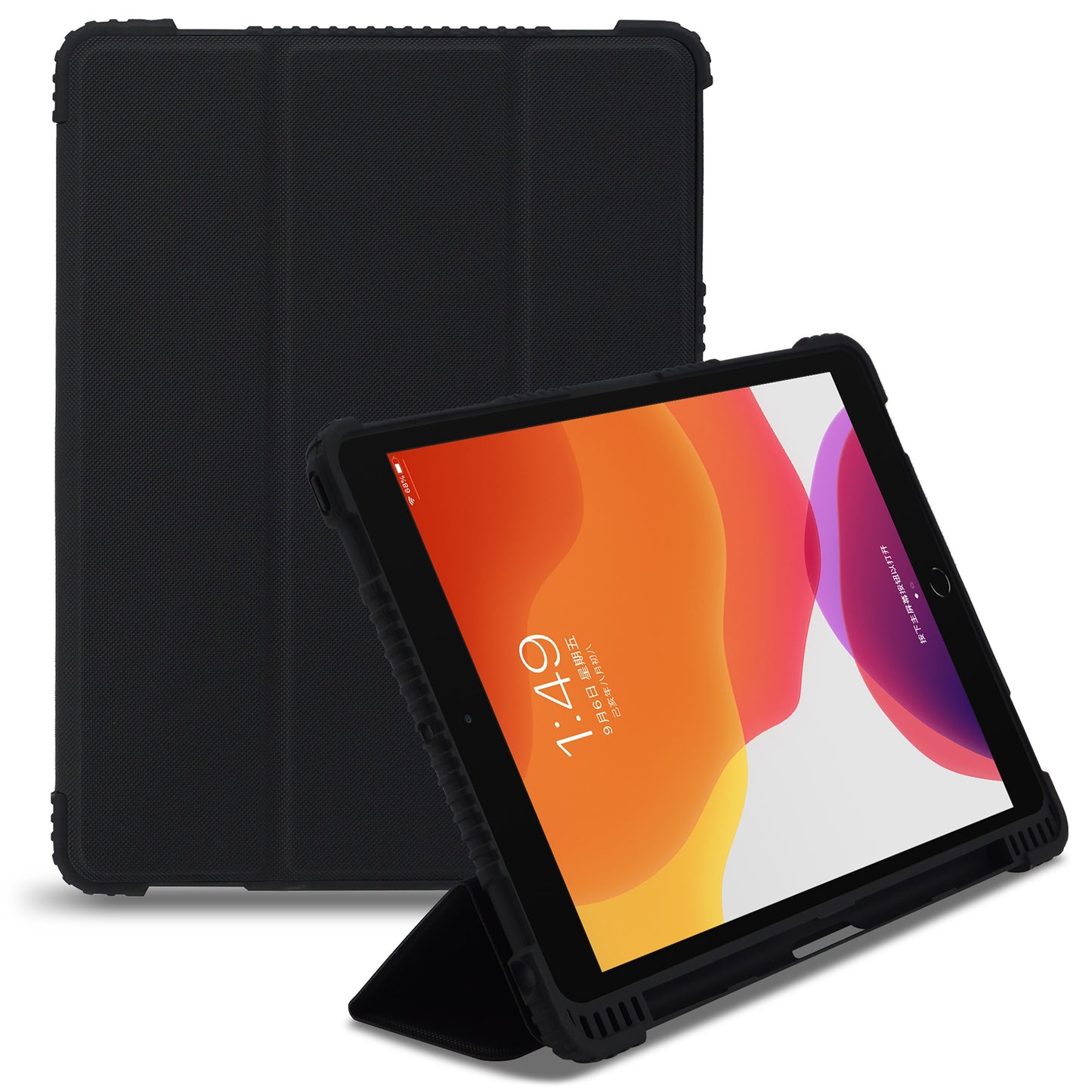 Techprotectus-Smart Protective iPad Folio case for iPad 10.2 inch (9th, 8th / 7th Generatio
